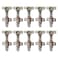 LIKERAINY 95 Degree Full Overlay Hinges 26mm with Damper Soft Closing Kitchen Cabinet Cupboard Wardrobe Door Hinge Pack of 10