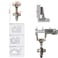 LIKERAINY 95 Degree Full Overlay Hinges 26mm with Damper Soft Closing Kitchen Cabinet Cupboard Wardrobe Door Hinge Pack of 10