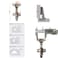 LIKERAINY 95 Degree Full Overlay Hinges 26mm with Damper Soft Closing Kitchen Cabinet Cupboard Wardrobe Door Hinge Pack of 10