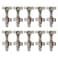 LIKERAINY 95 Degree Full Overlay Hinges 26mm with Damper Soft Closing Kitchen Cabinet Cupboard Wardrobe Door Hinge Pack of 10