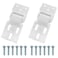 LoveIysp Lovelysp Freezer Plastic Hinges Small Chest Freezer Hinges 3 Holes Folding Freezer Hinge with Mounting Screws Counterbalance Universal 95110 Degrees Small Freezer Hinges Replacement Parts 2PC