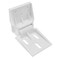 LoveIysp Lovelysp Freezer Plastic Hinges Small Chest Freezer Hinges 3 Holes Folding Freezer Hinge with Mounting Screws Counterbalance Universal 95110 Degrees Small Freezer Hinges Replacement Parts 2PC