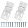 LoveIysp Lovelysp Freezer Plastic Hinges Small Chest Freezer Hinges 3 Holes Folding Freezer Hinge with Mounting Screws Counterbalance Universal 95110 Degrees Small Freezer Hinges Replacement Parts 2PC