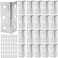 Luomorgo 20 Pack 2 Inch Mini Hinges Butt Hinges Stainless Steel Cabinet Hinges Small Folding Door Hinge for Wooden Box Crafts Silver