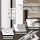 Luomorgo 20 Pack 2 Inch Mini Hinges Butt Hinges Stainless Steel Cabinet Hinges Small Folding Door Hinge for Wooden Box Crafts Silver