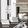 Luomorgo 20 Pack 2 Inch Mini Hinges Butt Hinges Stainless Steel Cabinet Hinges Small Folding Door Hinge for Wooden Box Crafts Silver