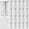 Luomorgo 20 Pack 2 Inch Mini Hinges Butt Hinges Stainless Steel Cabinet Hinges Small Folding Door Hinge for Wooden Box Crafts Silver