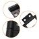 MARRTEUM 8 Pieces 2 Inch Non Mortise Door Hinge Black Bifold Butt Cabinet Hinges with Screws for Cabinet Wardrobe Window Furnitures Wooden Boxes