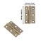 Mcredy Small Hinges for Wooden Box15 Inch Mini Hinge with Mounting Screws Butt Hinges BronzePack of 6
