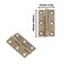 Mcredy Small Hinges for Wooden Box15 Inch Mini Hinge with Mounting Screws Butt Hinges BronzePack of 6