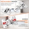 Mdkave Bifold HingesBifold Door HingesFolding Door HingesFolding HingesBifold Cabinet Door HingeDouble Cup Concealed Hinge for CabinetsCloset and Furniture 2 Pack