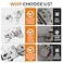 Mdkave Bifold HingesBifold Door HingesFolding Door HingesFolding HingesBifold Cabinet Door HingeDouble Cup Concealed Hinge for CabinetsCloset and Furniture 2 Pack