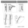 MIAO JIN 4Pcs 80 Degrees Scissor Hinges Tip Out Tray Hinges for Kitchen SinkFront DrawerFolding Sofa or Bathroom Cabinet Organizer Nickel Plated Steel Spring Hinge 2 Pair