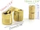 MIAO JIN 6Pcs 10mm Brass Barrel Hinges Hidden Invisible Cabinet Furniture Hinges Concealed 180 Degree Opening Angle