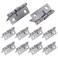 MY MIRONEY 10Pack Self Closing Spring Hinges 15 Inch Stainless Steel Hinge Spring Loaded Hinges with Screws DIY Hardware for Door Cabinet
