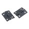 MY MIRONEY 2Pack Mini Solid Brass Hinges Black Foldable Butt Hinge 1 Inch Small Hinges Door Hinges with Screws for Small Gift Box Jewelry Chest Wood Box