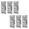 MY MIRONEY 6Pack Self Closing Spring Hinges 268 Inch Stainless Steel Hinge Spring Loaded Hinges with Screws DIY Hardware for Door Cabinet
