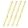 MY MIRONEY 787 x 067 Gold Hinges Metal Piano Hinge Long Folding Butt Hinges Hardware Wooden Box Gift Box Hinge Cabinet Gate Door Hinge with Screws Pack of 4