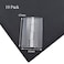 Odinest Clear Acrylic Hinge Transparent Folding Lightweight 65x42mm Crystal Plastic Smoothly Open Close No Squeak Easy Glue Strong Sturdy for Attach Aquarium Lid Cover Hang Plexiglass Cabinet 10pcs