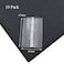 Odinest Clear Acrylic Hinge Transparent Folding Lightweight 65x42mm Crystal Plastic Smoothly Open Close No Squeak Easy Glue Strong Sturdy for Attach Aquarium Lid Cover Hang Plexiglass Cabinet 10pcs