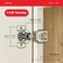 OWODI 20 Pack Soft Close Cabinet Hinges for Face Frame Doors 114 Inch Overlay Concealed Hinges 105 3Way Adjustable 35mm Cup Nickel Finish with Screws