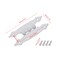 Pastlla 10pcs Cabinet Hinges Antique H Hinges Cold Rolled Steel Flat Decorative Hardware for Cabinet Cupboard Jewelry Box Door White 35 Inch