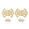 UNIQANTIQ HARDWARE Polished Brass Butterfly Hinges 2 x 1716 Pack of 2 Surface Mount Hinges for Cabinet Doors and Boxes UA262HPB 1