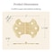UNIQANTIQ HARDWARE Polished Brass Butterfly Hinges 2 x 1716 Pack of 2 Surface Mount Hinges for Cabinet Doors and Boxes UA262HPB 1