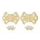 UNIQANTIQ HARDWARE Polished Brass Butterfly Hinges 2 x 1716 Pack of 2 Surface Mount Hinges for Cabinet Doors and Boxes UA262HPB 1