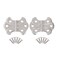 UNIQANTIQ HARDWARE Polished Nickel Butterfly Hinges 2 x 1716 Pack of 2 Surface Mount Hinges for Cabinet Doors and Boxes UA262HPN 1