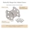 UNIQANTIQ HARDWARE Polished Nickel Butterfly Hinges 2 x 1716 Pack of 2 Surface Mount Hinges for Cabinet Doors and Boxes UA262HPN 1