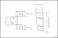 QCAA Flag Three Leaf 312 Bifold Shutter Hinge for NonMortise Cabinet Hardware Brass Plated Made in Taiwan 2 Pack