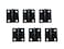 QCAA Narrow Butt Utility Hinge Swaged with Removable Loose Pin for Cabinet Door or Box Hinge 112 x 112 x 14mm Flat Black 6 Pack Made in Taiwan