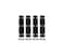 QCAA Solid Brass 180 Degree Small Piano Hinge Wooden Jewery Box Hinge Cabinet Closet 236 x 051 Matte Black 4 Pack Made in Taiwan