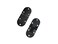 QCAA Solid Brass Butler Tray Folding Table Hinge 212 x 1 x 28 mm Matte Black 2 Pack Made in Taiwan