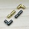 QCAA Solid Brass Invisible Barrel Hinge for Jewelry Box Pencil Box 25mm x 5mm 098 x 0197 Black Made in Taiwan 5 Pairs