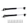 QLXHBOT Gas Struts 20N44lb 10 Inch Gas Struts Lift Supports Gas Spring Lid Support Gas PropsShocksBlack 2 Pcs