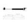 QLXHBOT Gas Struts 20N44lb 10 Inch Gas Struts Lift Supports Gas Spring Lid Support Gas PropsShocksBlack 2 Pcs