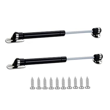 QLXHBOT Gas Struts 20N44lb 10 Inch Gas Struts Lift Supports Gas Spring Lid Support Gas PropsShocksBlack 2 Pcs