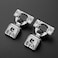 Ravinte 50 Pack 25 Pairs 114 inch Overlay Soft Close Hinges for Kitchen Cabinet Hinges Satin Nickel Hidden Hinges Stainless Steel Concealed Hinge self Closing