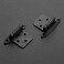 Ravinte 60 Pack 30 Pairs 12 Overlay Cabinet Door Hinges Kitchen Black SemiConcealed Hinges Face Mount SelfClosing Cabinet Hardware with Bumpers Screwdriver