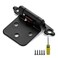 Ravinte 60 Pack 30 Pairs 12 Overlay Cabinet Door Hinges Kitchen Black SemiConcealed Hinges Face Mount SelfClosing Cabinet Hardware with Bumpers Screwdriver