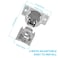 Redunest 34 Inch Overlay Soft Close Cabinet Hinges 20 Pack Slow Soft Close Hinges for Kitchen Cabinets Satin Nickel Hidden Self Closing Kitchen Cabinet Hinges for Cupboard