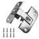 SDRZJX Adjustable Pie Cut Corner Hinge Compatible with Hafele Grass 975 Mepla SSP 17 19 21 Replace 34390710 CabinetsCorner Cabinet Bifold Door Hinge
