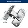SDRZJX Adjustable Pie Cut Corner Hinge Compatible with Hafele Grass 975 Mepla SSP 17 19 21 Replace 34390710 CabinetsCorner Cabinet Bifold Door Hinge