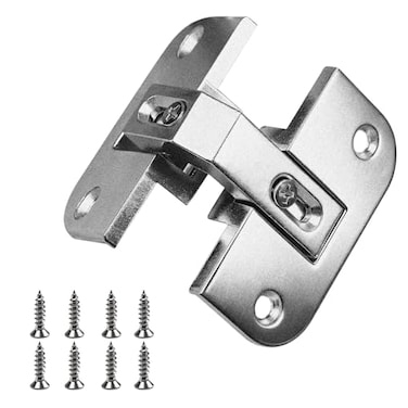 SDRZJX Adjustable Pie Cut Corner Hinge Compatible with Hafele Grass 975 Mepla SSP 17 19 21 Replace 34390710 CabinetsCorner Cabinet Bifold Door Hinge