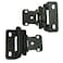 SMBBIT Smbbit Partial warp 12 inch Inset Cabinet Hinges Overlay Cabinet Hinges 4 Pack Matte Black