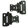 SMBBIT Smbbit Partial warp 12 inch Inset Cabinet Hinges Overlay Cabinet Hinges 4 Pack Matte Black