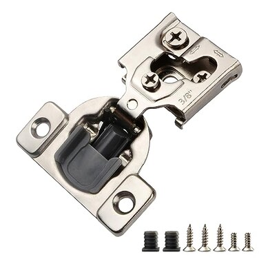 STIANC 2 Pcs 38 Overlay Soft Close Cabinet Hinges 105 3D Adjustable