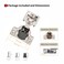 STIANC 50 Pcs 12 Overlay Soft Close Cabinet Hinges Variable Close Speed
